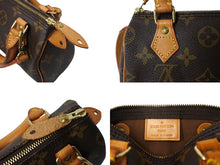 Load image into Gallery viewer, LOUIS VUITTON ルイ ヴィトン ミニスピーディ ハンドバッグ モノグラム M41534 PVC ブラウン ゴールド金具 美品 中古 65189