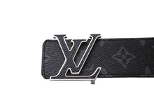 Load image into Gallery viewer, LOUISVUITTON ルイヴィトン サンチュール LVイニシアル リバーシブル ベルト M0157T モノグラムエクリプス 85/34 美品 中古 65193