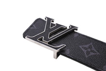 Load image into Gallery viewer, LOUISVUITTON ルイヴィトン サンチュール LVイニシアル リバーシブル ベルト M0157T モノグラムエクリプス 85/34 美品 中古 65193
