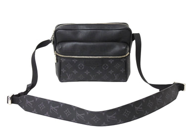 極美品 LOUIS VUITTON ルイ ヴィトン エクリプス アウトドア メッセンジャーPM ショルダーバッグ M30233 ブラック 中古 65194