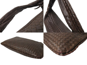 BOTTEGAVENETA ボッテガヴェネタ イントレチャート ワンショルダーバッグ 115654 V0013 2040 ラムスキン ゴールド金具 美品 中古 65197