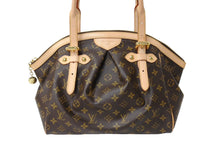 画像をギャラリービューアに読み込む, 新品同様 LOUISVUITTON ルイヴィトン ティボリGM ショルダーバッグ ハンドバッグ M40144 ブラウン ゴールド金具 中古 65200