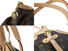 画像をギャラリービューアに読み込む, 新品同様 LOUISVUITTON ルイヴィトン ティボリGM ショルダーバッグ ハンドバッグ M40144 ブラウン ゴールド金具 中古 65200