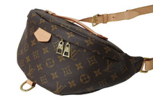 画像をギャラリービューアに読み込む, 極美品 LOUIS VUITTON ルイヴィトン バムバッグ ボディバッグ M43644 モノグラム ブラウン PVC レザー 中古 65203