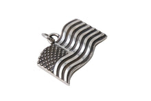 Load image into Gallery viewer, ChromeHearts クロムハーツ AMERICAN FLAG アメリカンフラッグ ネックレス トップ シルバー925 美品 中古 65204