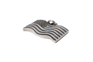 ChromeHearts クロムハーツ AMERICAN FLAG アメリカンフラッグ ネックレス トップ シルバー925 美品 中古 65204