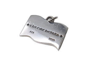 ChromeHearts クロムハーツ AMERICAN FLAG アメリカンフラッグ ネックレス トップ シルバー925 美品 中古 65204