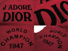 画像をギャラリービューアに読み込む, 極美品 Christian Dior クリスチャンディオール ノースリーブ 1H12055300 サイズ40 バーガンディー コットン 中古 65211