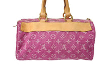 Load image into Gallery viewer, LOUIS VUITTON ルイ ヴィトン ネオ スピーディ ハンドバッグ M95214 モノグラムデニム ピンク 美品 中古 65212