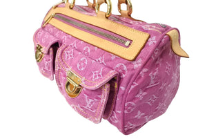 LOUIS VUITTON ルイ ヴィトン ネオ スピーディ ハンドバッグ M95214 モノグラムデニム ピンク 美品 中古 65212