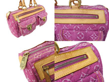 Load image into Gallery viewer, LOUIS VUITTON ルイ ヴィトン ネオ スピーディ ハンドバッグ M95214 モノグラムデニム ピンク 美品 中古 65212