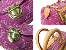 Load image into Gallery viewer, LOUIS VUITTON ルイ ヴィトン ネオ スピーディ ハンドバッグ M95214 モノグラムデニム ピンク 美品 中古 65212