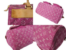 Load image into Gallery viewer, LOUIS VUITTON ルイ ヴィトン ネオ スピーディ ハンドバッグ M95214 モノグラムデニム ピンク 美品 中古 65212