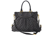 Load image into Gallery viewer, LOUIS VUITTON ルイ ヴィトン ネオカヴィMM 2WAYハンドバッグ M95351 モノグラムデニム ノワール 美品 中古 65230