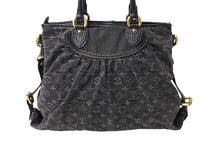 Load image into Gallery viewer, LOUIS VUITTON ルイ ヴィトン ネオカヴィMM 2WAYハンドバッグ M95351 モノグラムデニム ノワール 美品 中古 65230