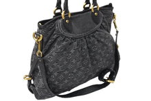 Load image into Gallery viewer, LOUIS VUITTON ルイ ヴィトン ネオカヴィMM 2WAYハンドバッグ M95351 モノグラムデニム ノワール 美品 中古 65230