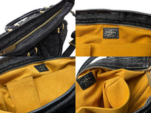Load image into Gallery viewer, LOUIS VUITTON ルイ ヴィトン ネオカヴィMM 2WAYハンドバッグ M95351 モノグラムデニム ノワール 美品 中古 65230