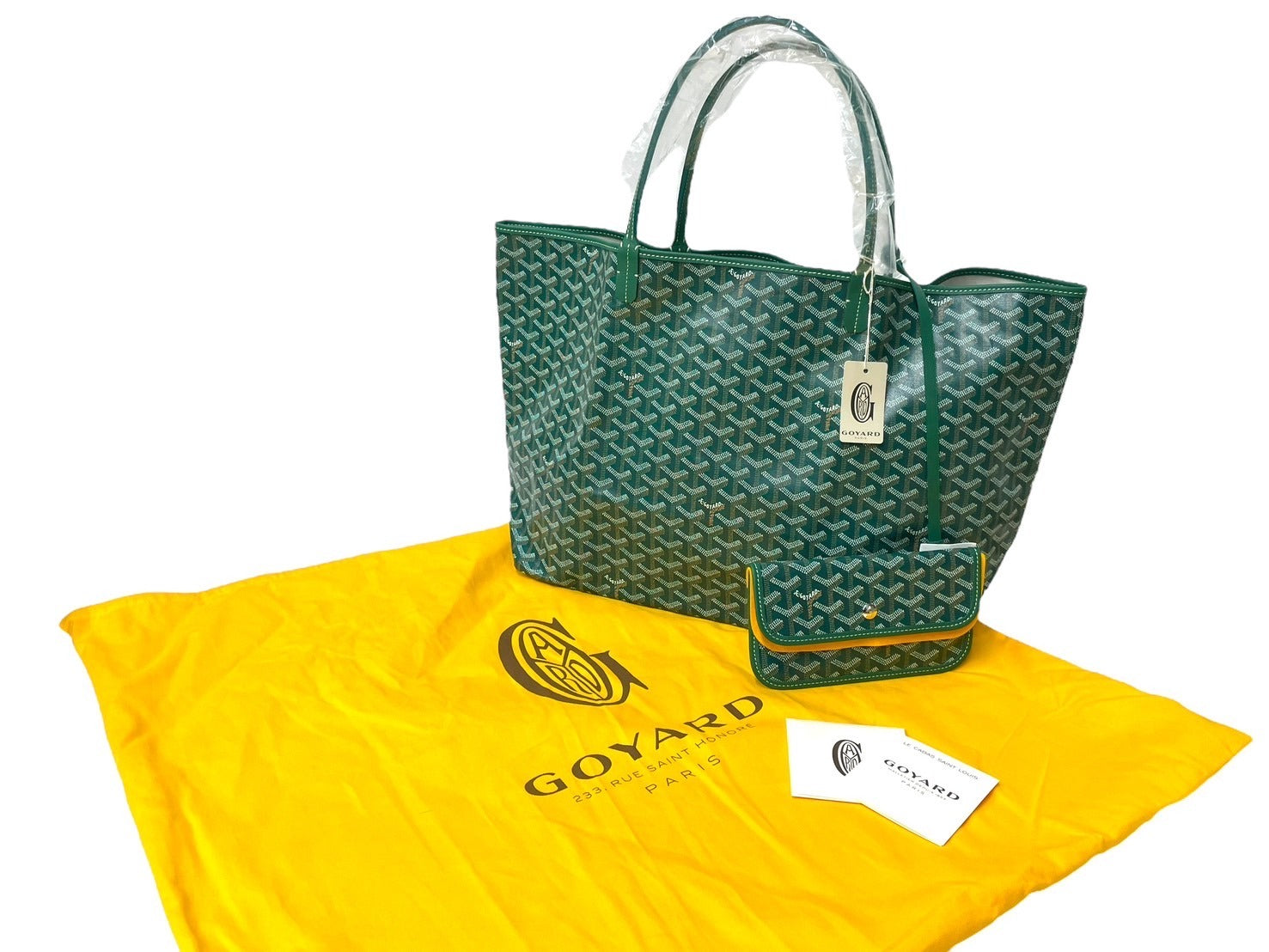 お歳暮 人気 新品未使用 GOYARD ゴヤール トートバッグ SAINTLOUIS PM VERT バッグ