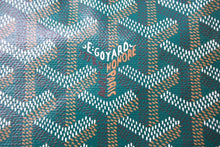 画像をギャラリービューアに読み込む, 新品未使用 GOYARD ゴヤール セナ ミニ ポーチ SENAT2MINTY09CL09P レザー PVC グリーン ヘリンボーン 中古 65242