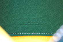 画像をギャラリービューアに読み込む, 新品未使用 GOYARD ゴヤール セナ ミニ ポーチ SENAT2MINTY09CL09P レザー PVC グリーン ヘリンボーン 中古 65242