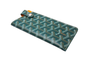 新品未使用 GOYARD ゴヤール アイウェアケース モンマルトル PM メガネケース MONTMAPMLTY09CL09P レザー PVC グリーン 中古 65243