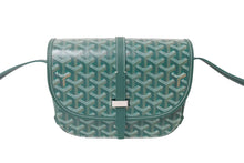Load image into Gallery viewer, 新品未使用 GOYARD ゴヤール ショルダーバッグ ベルヴェデーレPM ゴヤールディンキャンバス デシーズトリヨンレザー グリーン 65247