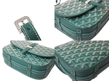 Load image into Gallery viewer, 新品未使用 GOYARD ゴヤール ショルダーバッグ ベルヴェデーレPM ゴヤールディンキャンバス デシーズトリヨンレザー グリーン 65247