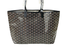 画像をギャラリービューアに読み込む, 新品未使用 GOYARD ゴヤール SAINTLOUIS PM VERT サンルイPM トートバッグ ゴヤールディンキャンバス ブラック カーフスキン 65249