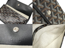 画像をギャラリービューアに読み込む, 新品未使用 GOYARD ゴヤール SAINTLOUIS PM VERT サンルイPM トートバッグ ゴヤールディンキャンバス ブラック カーフスキン 65249