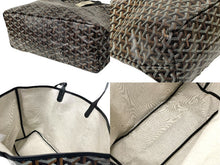 画像をギャラリービューアに読み込む, 新品未使用 GOYARD ゴヤール SAINTLOUIS PM VERT サンルイPM トートバッグ ゴヤールディンキャンバス ブラック カーフスキン 65249