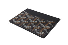 画像をギャラリービューアに読み込む, 新品未使用 GOYARD ゴヤール サン シュルピス カードケース STSULPPMLTY01CL01X レザー PVC ブラック 中古 65250