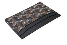 画像をギャラリービューアに読み込む, 新品未使用 GOYARD ゴヤール サン シュルピス カードケース STSULPPMLTY01CL01X レザー PVC ブラック 中古 65250