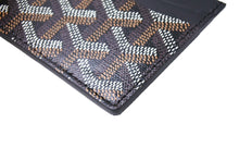 画像をギャラリービューアに読み込む, 新品未使用 GOYARD ゴヤール サン シュルピス カードケース STSULPPMLTY01CL01X レザー PVC ブラック 中古 65250