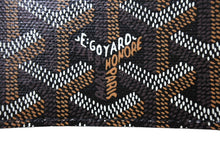画像をギャラリービューアに読み込む, 新品未使用 GOYARD ゴヤール サン シュルピス カードケース STSULPPMLTY01CL01X レザー PVC ブラック 中古 65250