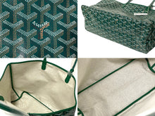 画像をギャラリービューアに読み込む, 新品未使用 GOYARD ゴヤール SAINTLOUIS PM VERT サンルイPM トートバッグ ゴヤールディンキャンバス カーフスキン 65253
