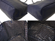 画像をギャラリービューアに読み込む, 極美品 GOYARD ゴヤール サック アンジュGM トートバッグ リバーシブル ポーチ付き キャンバス カーフスキン ネイビー 中古 65260