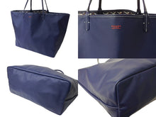 画像をギャラリービューアに読み込む, 極美品 GOYARD ゴヤール サック アンジュGM トートバッグ リバーシブル ポーチ付き キャンバス カーフスキン ネイビー 中古 65260