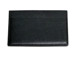 極美品 SAINT LAURENT サンローラン カードケース リヴゴーシュ YSLロゴ レザー ブラック 中古 65262 