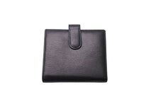 Load image into Gallery viewer, CHANEL シャネル 二つ折り財布 カメリア ココマーク ラムスキン Wホック 15番台 2011年 ブラック ゴールド金具 美品 中古 65265