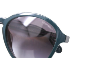 CHANEL シャネル サングラス ココマーク アイウェア 5403-A サイズ55□18 140 3N グリーン 美品 中古 65276