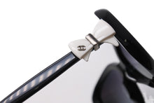 Load image into Gallery viewer, CHANEL シャネル サングラス 眼鏡 ココマーク サイドリボン 5170-A サイズ58□17 135 3N ブラック 美品 中古 65278