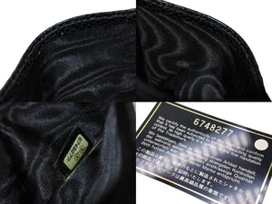 CHANEL シャネル ココマーク カードケース 6番台 フランス製 キャビアスキン ブラック 良品 中古 65279
