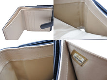 Load image into Gallery viewer, CHANEL シャネル 三つ折り財布 カメリア ココマーク ラムスキン Wホック 16番台 2012年 ブラック ゴールド金具 美品 中古 65280