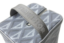 画像をギャラリービューアに読み込む, 極美品 Christian Dior クリスチャンディオール トイレタリーケース セカンドバッグ CDダイヤモンド 2ADCA418CDP シルバー金具 グレー 中古 65283