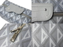 画像をギャラリービューアに読み込む, 極美品 Christian Dior クリスチャンディオール トイレタリーケース セカンドバッグ CDダイヤモンド 2ADCA418CDP シルバー金具 グレー 中古 65283