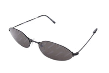 Load image into Gallery viewer, BALENCIAGA バレンシアガ サングラス 新型 眼鏡 サイズ58◻︎19-140 BB0055S ロゴマニア オーバル ブラック 美品 中古 65287