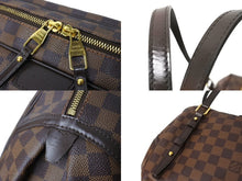 画像をギャラリービューアに読み込む, 極美品 LOUIS VUITTON ルイ ヴィトン リヴィントンPM トートバッグ N41157 ダミエキャンバス ブラウン 中古 65293