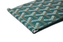 Load image into Gallery viewer, 新品未使用 GOYARD ゴヤール 財布 サン トマ 二つ折り財布 STTHOMPMLTY09CL09P レザー PVC グリーン シルバー金具 中古 65300