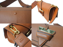 Load image into Gallery viewer, 極美品 LOEWE ロエベ バルセロナ ショルダーバッグ ボディバッグ スペイン製 カーフレザー ブラウン ゴールド金具 中古 65305