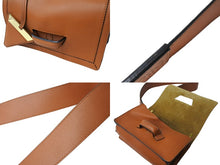 Load image into Gallery viewer, 極美品 LOEWE ロエベ バルセロナ ショルダーバッグ ボディバッグ スペイン製 カーフレザー ブラウン ゴールド金具 中古 65305